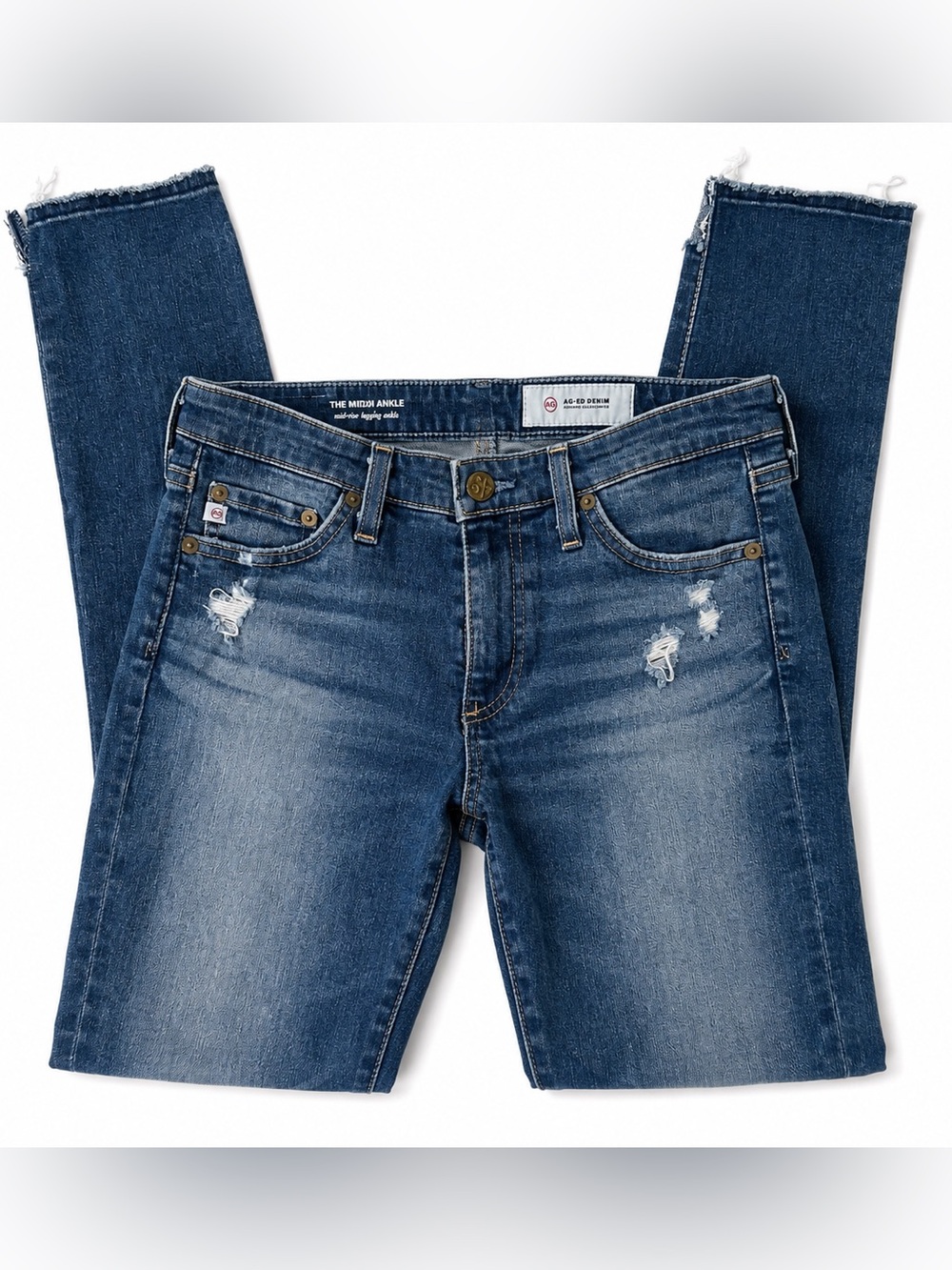 Adriano Goldschmied AG-ED denim The Middi ankle mid rise ankle jeans
